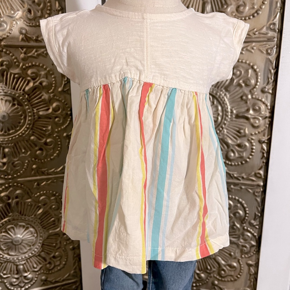 Gap striped cotton top, size 18-24 m